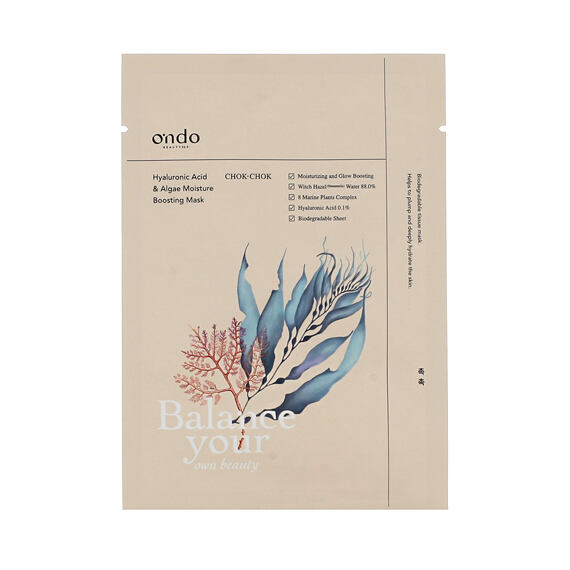 Ondo Beauty 36.5 CHOK-CHOK Hyaluronic Acid & Algae Moisture Boosting Mask 25 g