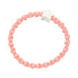 By Eloise London Silver Star Bubblegum - Orange on Pink